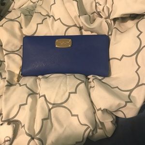 Royal blue Michael Kors wallet
